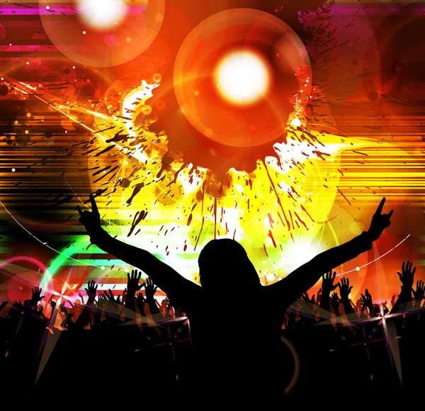 Music event background for poster or banner — Stock Photo, Image