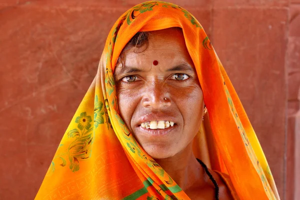 Nice woman wearing traditional sari