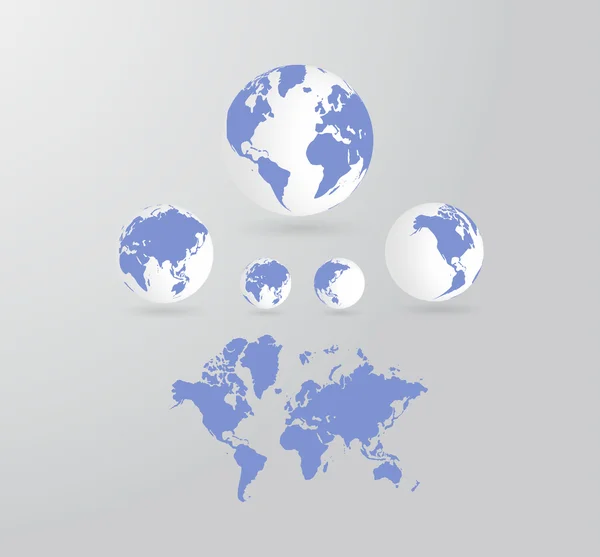 Hintergrund Weltkarte — Stockfoto