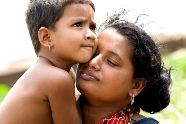 Mother holding baby — Stock Photo, Image