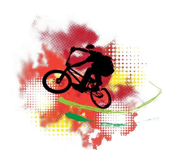 BMX cyclist — Stock Photo, Image