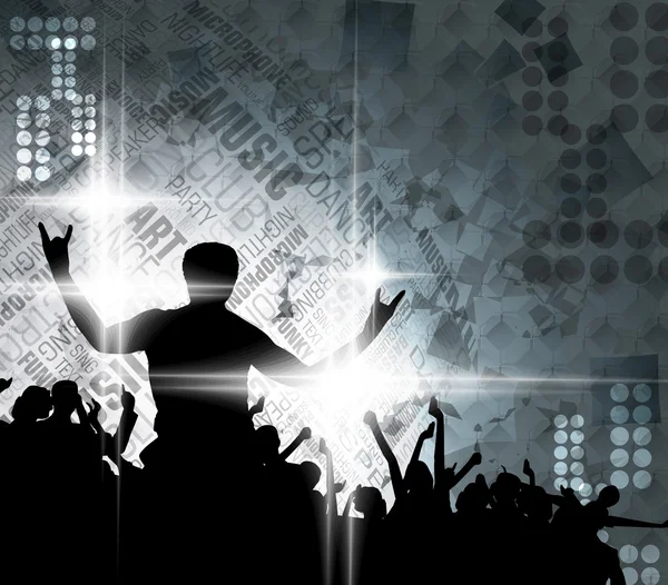 Müzik olay arka plan posteri veya başlığı için