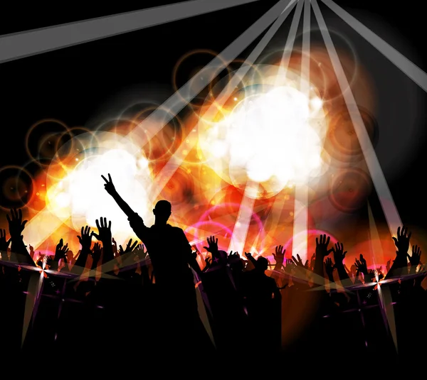 Music event background for poster or banner — Stock Photo, Image