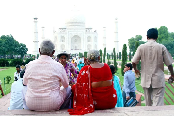 Taj Mahal στην Agra, Ινδία — Φωτογραφία Αρχείου