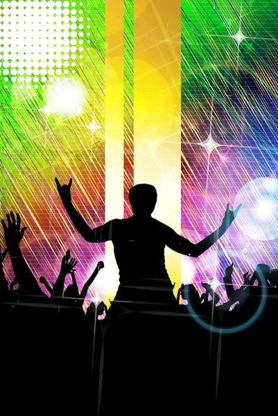 Music event background for poster or banner — Stock Photo, Image