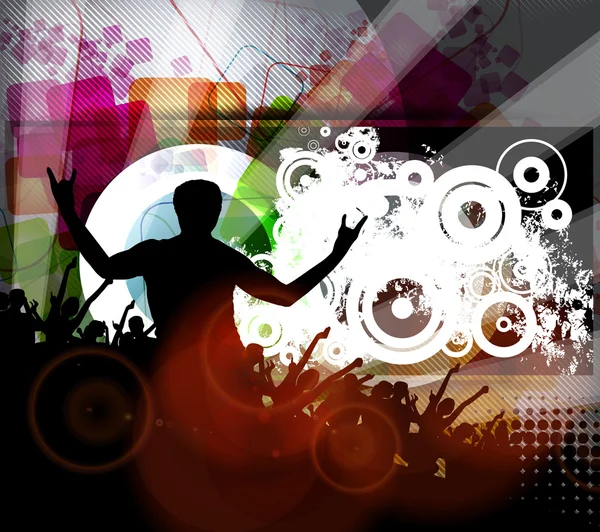 Music event background for poster or banner — Stock Photo, Image