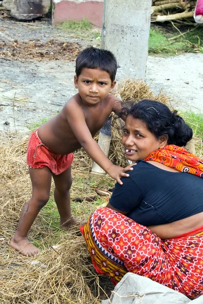 Indian mother with baby