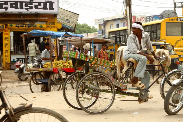 Ulice ve starém Dillí — Stock fotografie