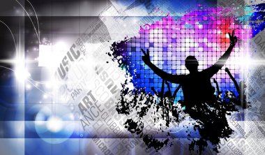 müzik olay arka plan