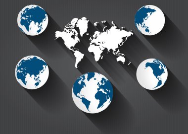 Dünya haritası arkaplanı