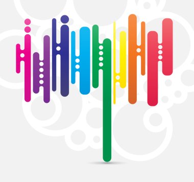 Soyut renkli arkaplan