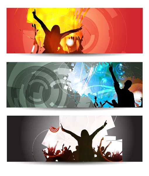 Banner of music party event — Stock Photo, Image