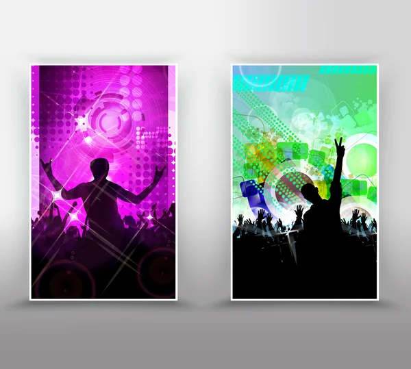 Music event background for poster or banner — Stock Photo, Image