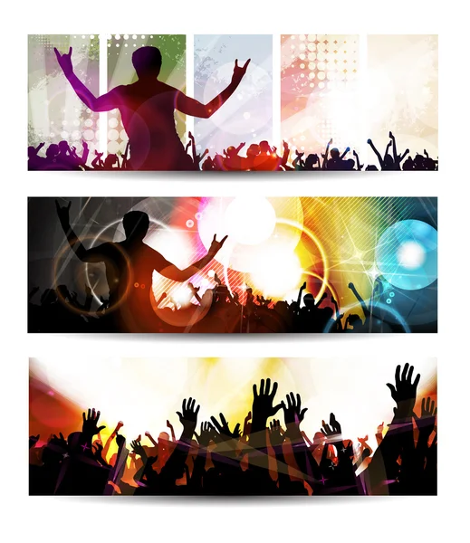 Banner of music party event — Stock Photo, Image