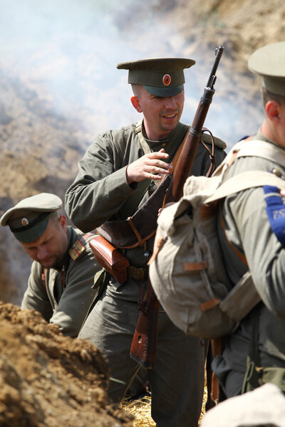 Военная реконструкция в Польше
.