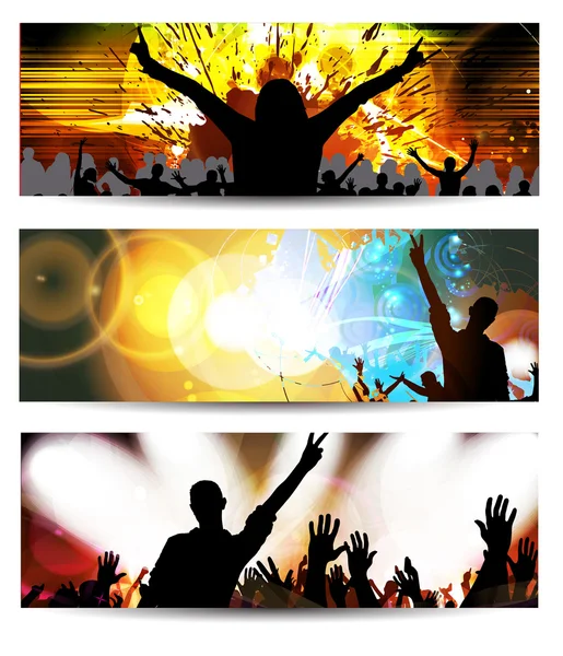 Banner of music party event — Stock Photo, Image