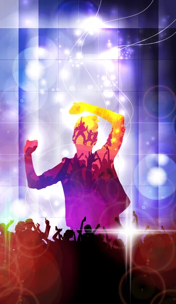 Music event background for poster or banner — Stock Photo, Image