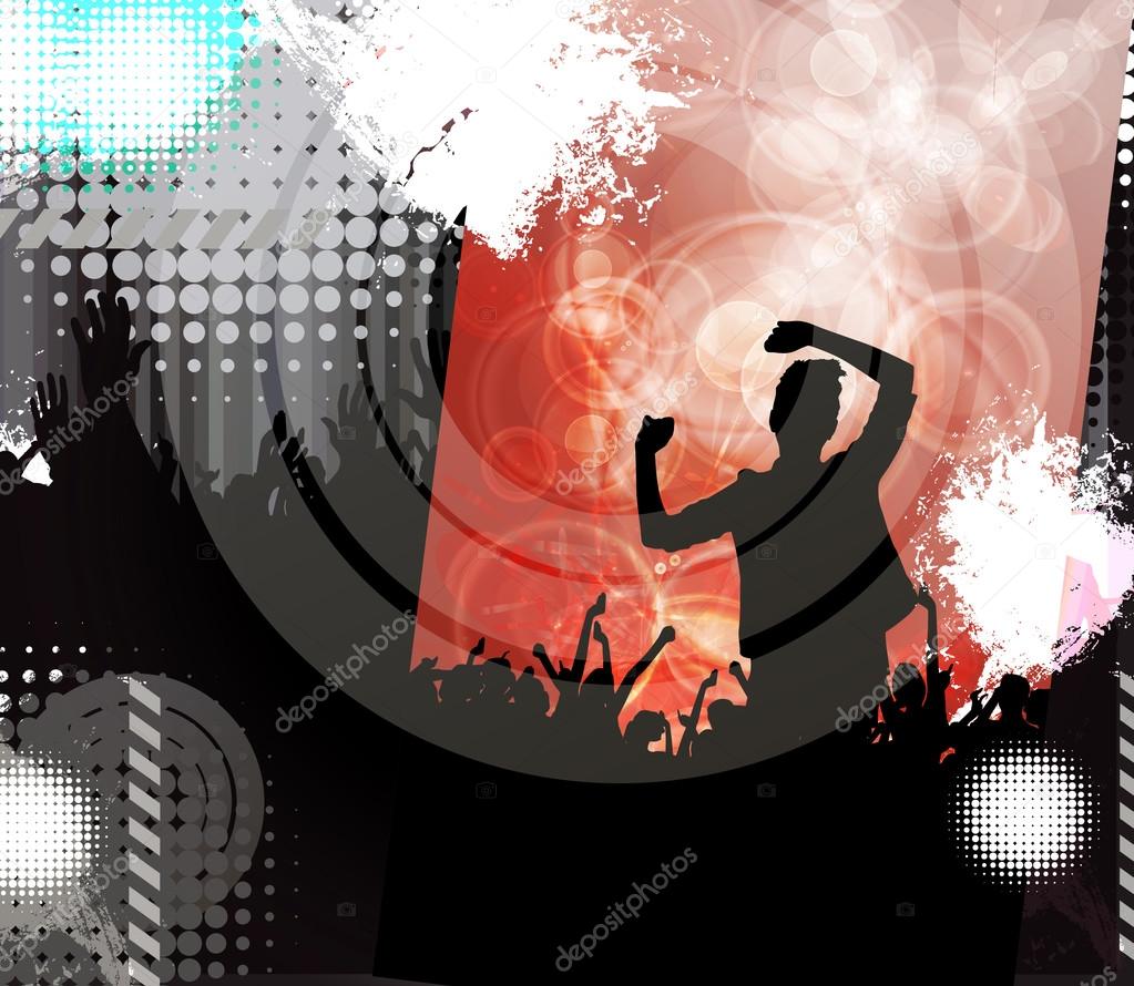 Concert background illustration