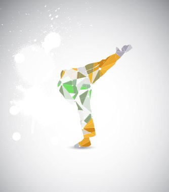 Karate illüstrasyon