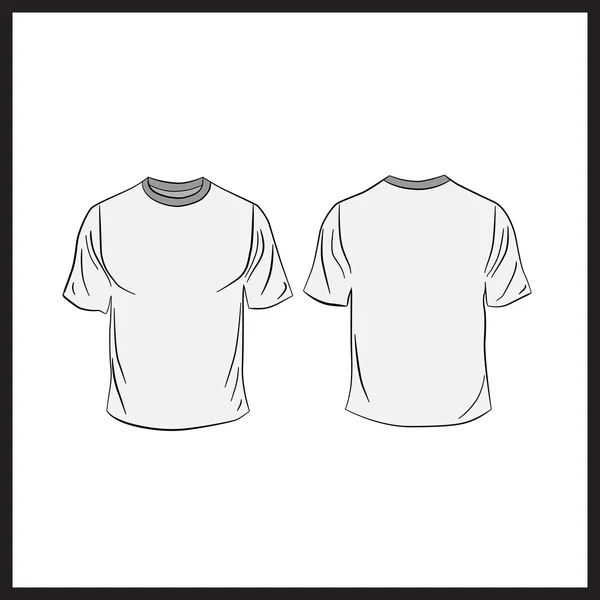 Modello T-shirt — Foto Stock