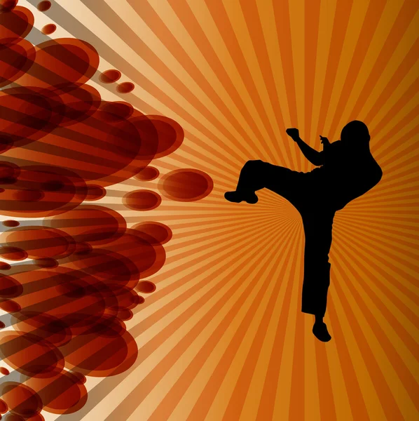 Illustration of karate — Stock Photo, Image