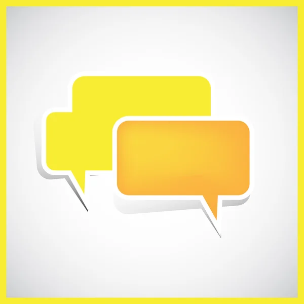 Speech bubble illustration — Stock Photo, Image