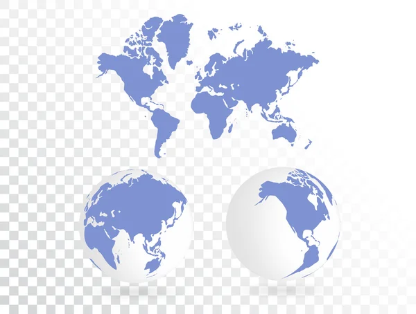 World map illustration — Stock Photo, Image