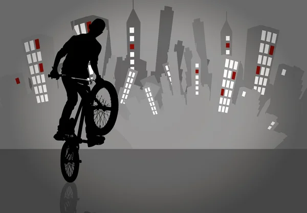 BMX rider illustrazione — Foto Stock