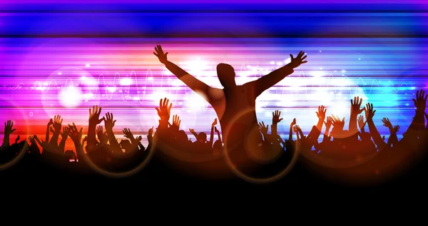 People dancing background party — Stock Photo, Image