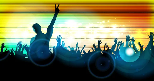 People dancing background party — Stock Photo, Image