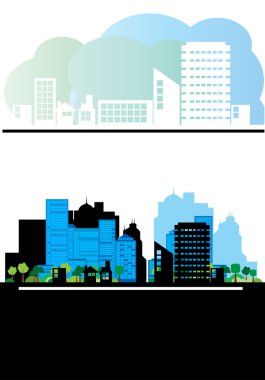 Urban landscape background