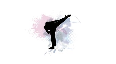 Karate illüstrasyon