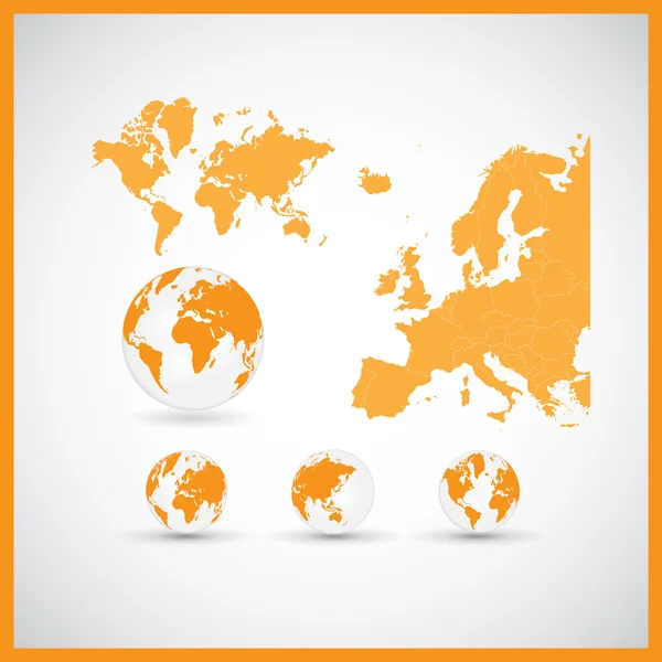 World map background — Stock Photo, Image