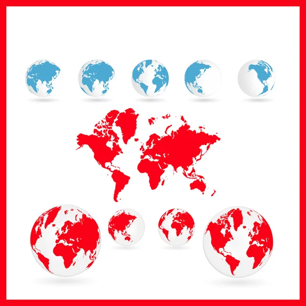 Hintergrund Weltkarte — Stockfoto