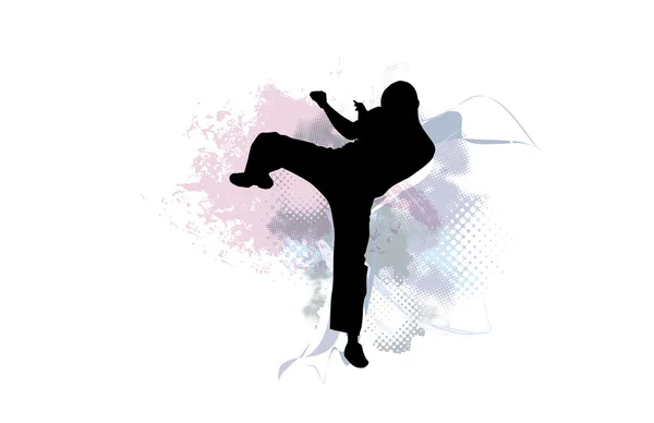 Illustrazione del karate — Foto Stock