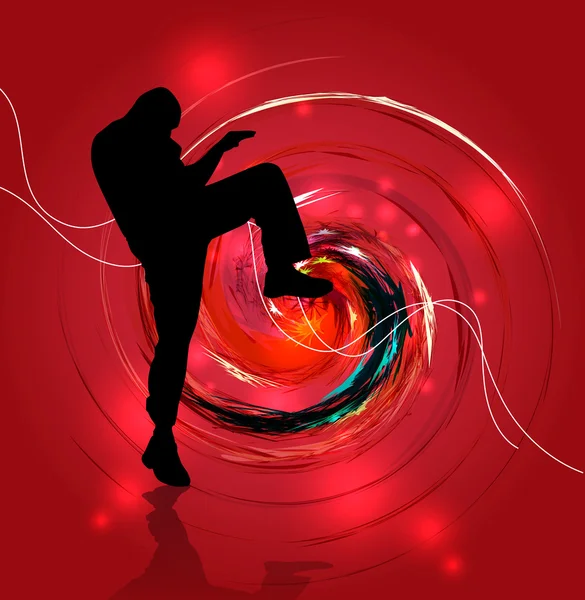 Karate illustration — Stockfoto