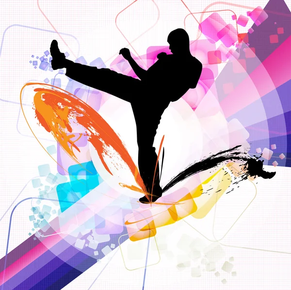Karate ilustrace — Stock fotografie