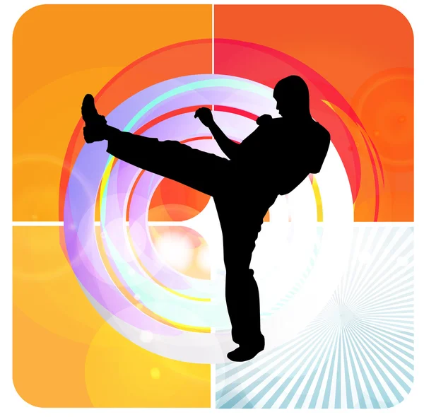 Ilustración de karate —  Fotos de Stock