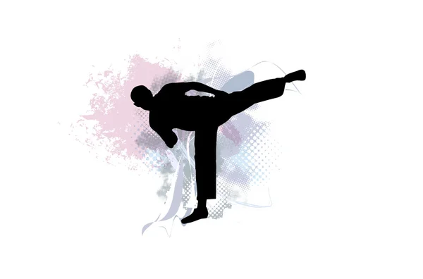 Karate illustration — Stockfoto