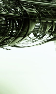 3D fütüristik arka plan