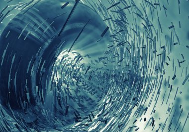 3D fütüristik arka plan