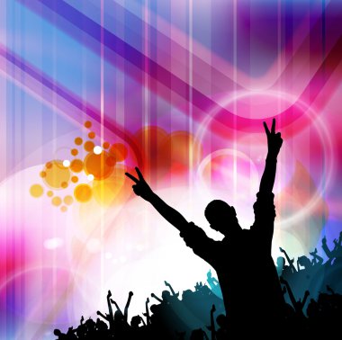 Büyük müzik olay illüstrasyon