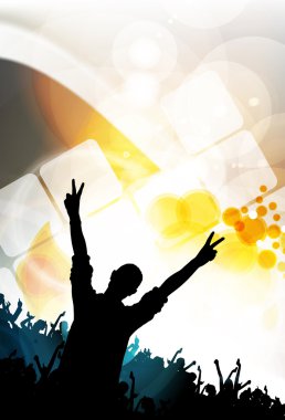 Büyük müzik olay illüstrasyon