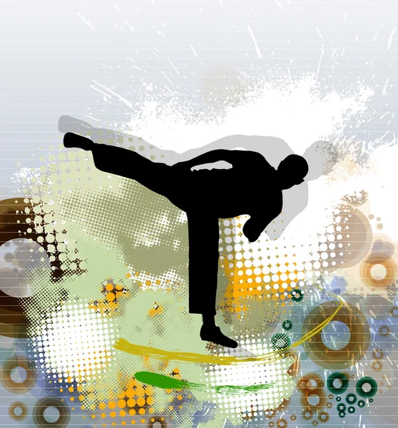 Karate deporte ilustración — Foto de Stock