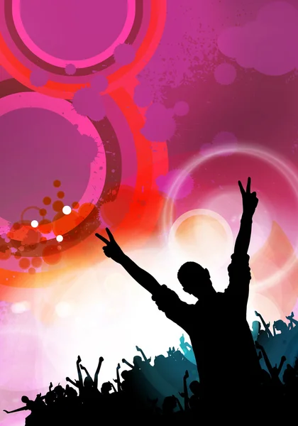 Big music event illustration — Stock Photo, Image