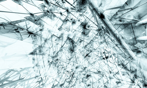 Футуристический фон 3D
