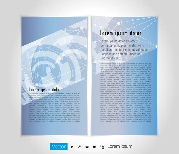 Illustration Magazin-Layout — Stockvektor