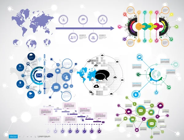 Vektor der Illustration Infografik — Stockvektor