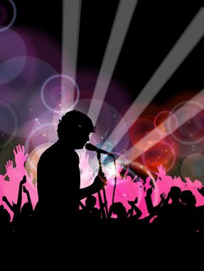 Konser resimde arka plan