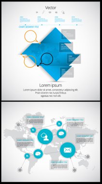 Infographic vektör çizim